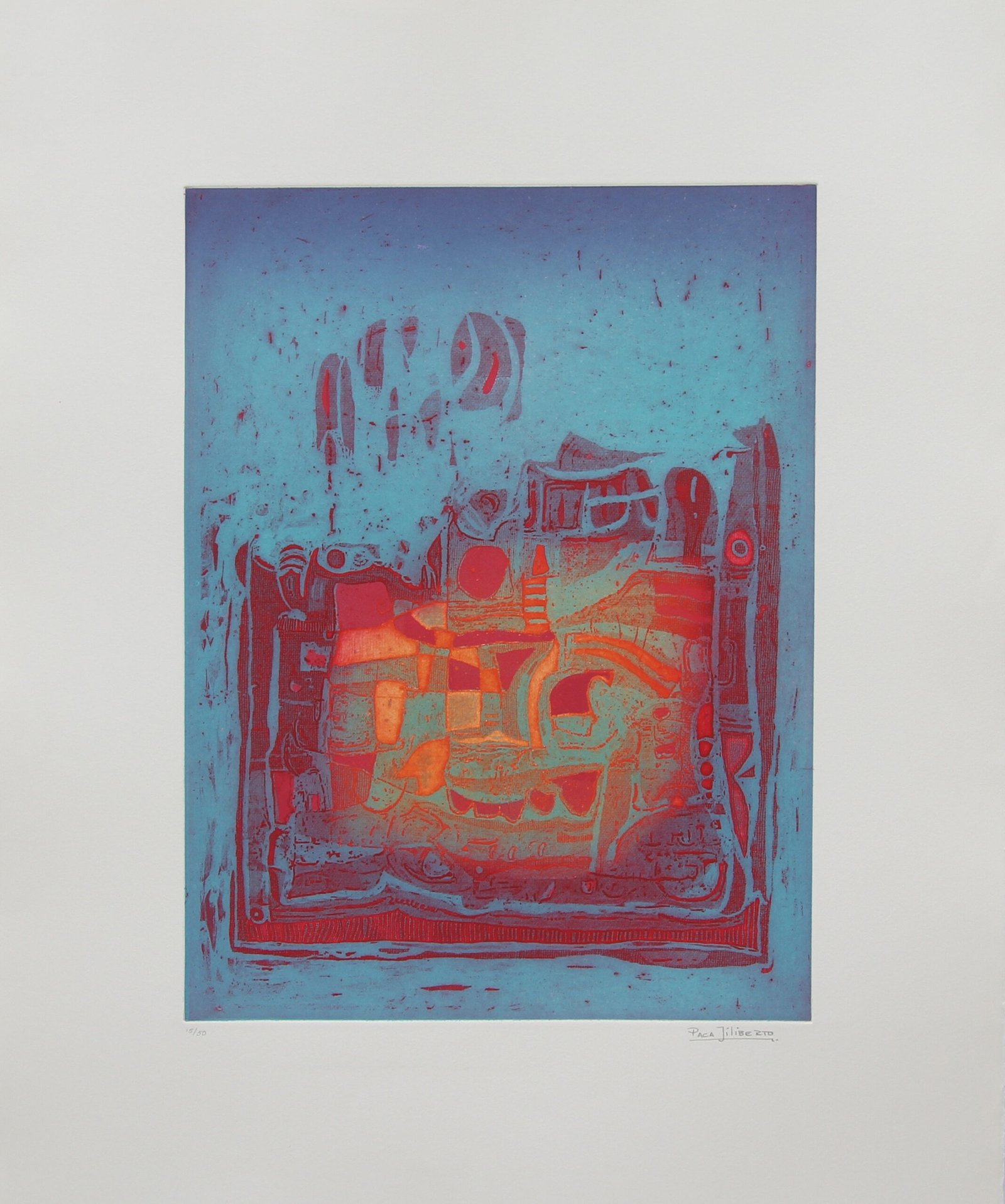 19.Abstracto Azul, 1991 (80x60cm)